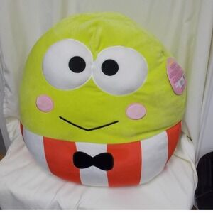 RARE!!  Squishmallows Sanrio Keroppi 20 Inch Plush Hello Kitty Frog NWT